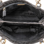 [🔄️B20 / F10] Prada Tessuto Metal Handle Tote Handbag - vintageandkickz