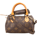 Louis Vuitton Canvas Monogram Mini Speedy Handbag