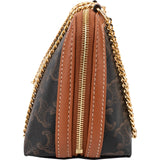 Celine Triomphe Monogram Canvas Chain Crossbody Bag