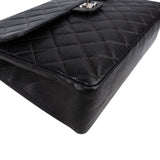 Chanel Quilted Caviar Leather Jumbo Single Flap Crossbody Bag