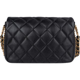 Chanel Quilted Lambskin Mini Rectangular Single Flap Crossbody Bag
