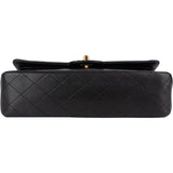 Chanel Quilted Lambskin 24K Gold Medium Double Flap Crossbody Bag