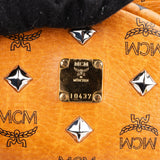 MCM Monogram Visetos Stark Studded Small Backpack