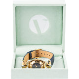 Gucci Gold Tone Leather Horsebit 6300L Woman Watch