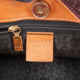 Celine Suede C Macadam Monogram Shoulder Bag