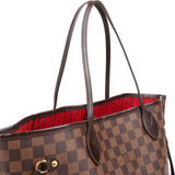 Louis Vuitton Monogram Damier Ebene Neverfull MM Shoulder Bag