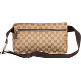 Gucci Monogram GG Canvas Belt Crossbody Bag