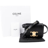Celine Shiny Calfskin Box Micro Claude Crossbody Bag