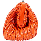 Miu Miu Patent Leather Matelassé Clutch Bag