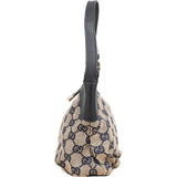 Gucci Monogram GG Canvas Navy Pochette Shoulder Bag
