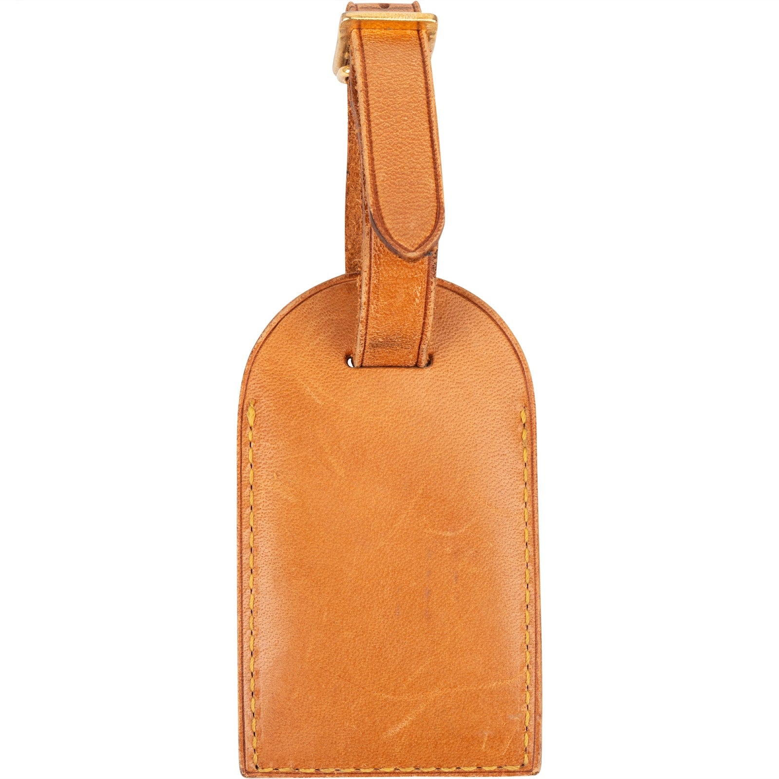 [🔄️B10 / F31] Louis Vuitton Vachetta Leather Luggage Tag - vintageandkickz