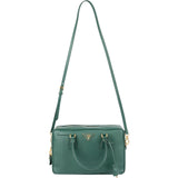 Prada Green Saffiano Leather Small Rectangular Coffer Handbag
