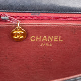 Chanel Quilted Lambskin CC Single Flap Shoulder Bag