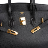 Hermès Ardennes Leather Birkin 35 Handbag
