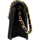 Chanel Quilted Lambskin 24K Gold Single Flap Shoulder Bag