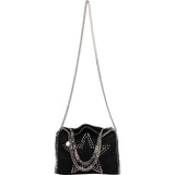 Stella McCartney Studded Star Shaggy Falabella Fold Over Tote Crossbody Bag