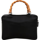 Gucci Nylon Bamboo Top Handle Handbag