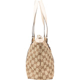 Gucci Monogram GG Canvas Abbey Tote Shoulder Bag