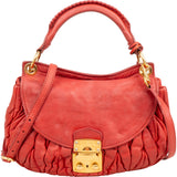 Miu Miu Matelassé Leather Coffer Handbag
