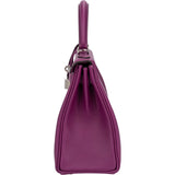 Hermès Swift Anemone Kelly Palladium 25 Sellier Handbag