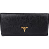 Prada Vitello Daino Leather Continental Wallet