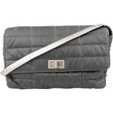 Chanel Limited Nylon Chocolate Bar Flap Shoulder Bag