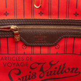 Louis Vuitton Monogram Damier Ebene Neverfull MM Shoulder Bag
