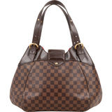 Louis Vuitton Monogram Damier Ebene Sistina GM Shoulder Bag