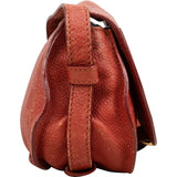 Chloé Grained Leather Small Marcie Saddle Crossbody Bag