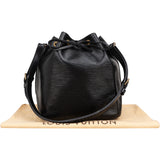 Louis Vuitton Noir Epi Leather Sac Noé Petit Shoulder Bag