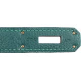 Hermès Malachite Togo Leather Palladium Birkin 35 Handbag