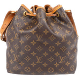 Louis Vuitton Monogram Canvas Sac Noé Petit Shoulder Bag