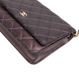 Chanel Quilted Lambskin Wallet On Chain Crossbody Bag