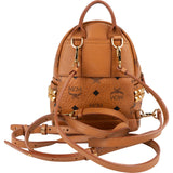 MCM Monogram Visetos Studs Mini Backpack