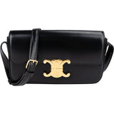 Celine Shiny Smooth Calfskin Teen Triomphe Small Shoulder Bag