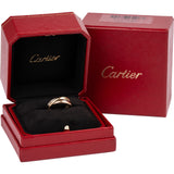Cartier Au 750er Gold Rosegold & Silver Trinity Ring (#55)