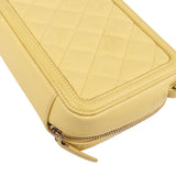 Chanel Quilted Caviar Leather CC Filigree Crossbody Bag - vintageandkickz
