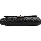 Chanel Quilted Lambskin Medium Single Flap Shoulder Bag