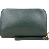 Louis Vuitton Green Taiga Leather Pochette Homme Clutch