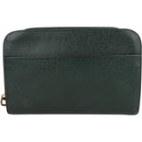 Louis Vuitton Green Taiga Leather Baikal Clutch Bag