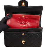 Chanel Quilted Lambskin 24K Small Double Flap Shoulder Bag