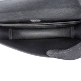 Prada Black Saffiano Leather Crossbody Belt Bag
