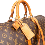 Louis Vuitton Monogram Canvas Keepall 60 Bandoulière Travel Bag
