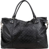Gucci Guccissima Leather Crest Duffle Travel 60 Shoulder Bag