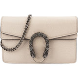 Gucci Grained Leather Dionysus Crystal Super Mini Crossbody Bag