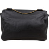 Chloé Black Leather Elsie Turnlock Crossbody Bag
