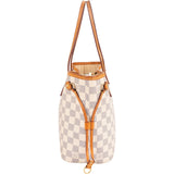 Louis Vuitton Monogram Damier Azur Neverfull PM Shoulder Bag