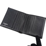 Chanel Caviar Leather CC Corner Bifold Wallet