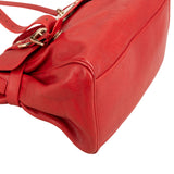 Mulberry Red Leather Alexa Satchel Handbag