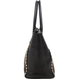 Valentino Garavani Grained Calfskin Rockstud Tote Shopper Handbag